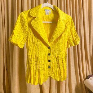 Yellow Scrunch Shirt